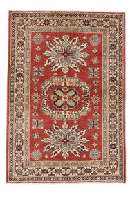 Kazak Fine Rug 125X185 Brown/Dark Red Wool, Afghanistan Carpetvista