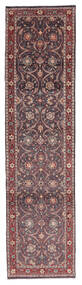 83X324 Mahal Vloerkleed Oosters Tapijtloper Donkerrood/Zwart (Wol, Perzië/Iran) Carpetvista