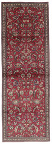 110X321 Alfombra Oriental Tabriz De Pasillo Rojo Oscuro/Negro (Lana, Persia/Irán) Carpetvista
