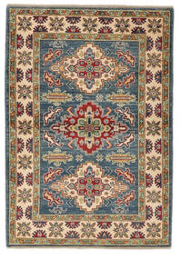  104X150 Medaillon Klein Kazak Fine Teppich Wolle, Carpetvista
