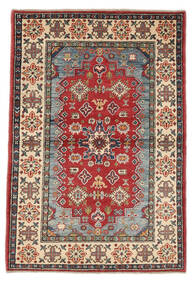  Itämainen Kazak Fine Matot Matto 102X154 Ruskea/Tummanpunainen Villa, Afganistan Carpetvista