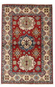 98X153 Dywan Kazak Fine Orientalny Ciemnoczerwony/Brunatny (Wełna, Afganistan) Carpetvista