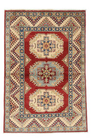  Oriental Kazak Fine Rug 99X152 Dark Red/Green Wool, Afghanistan Carpetvista
