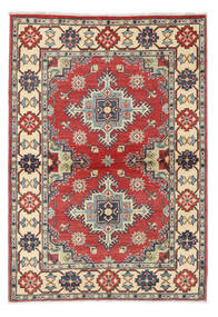 Kazak Fine Teppich 99X144 Dunkelrot/Schwarz Wolle, Afghanistan Carpetvista