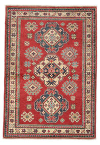 110X160 Kazak Fine Rug Oriental Dark Red/Black (Wool, Afghanistan) Carpetvista