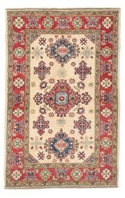 Kazak Fine Rug 93X145 Brown/Beige Wool, Afghanistan Carpetvista