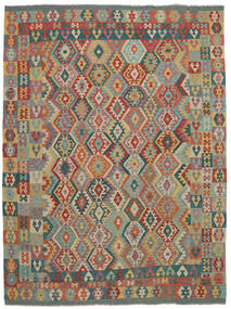  255X337 Grande Kilim Afegão Old Style Tapete Lã, Carpetvista