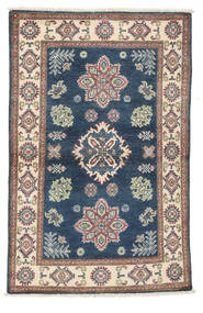 Kazak Fine Rug 100X153 Black/Beige Wool, Afghanistan Carpetvista