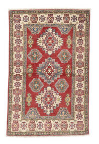 Oriental Kazak Fine Rug 104X159 Brown/Dark Red Wool, Afghanistan Carpetvista