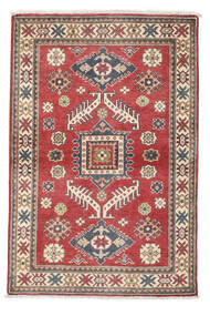 102X148 Kazak Fine Rug Oriental Brown/Dark Red (Wool, Afghanistan) Carpetvista