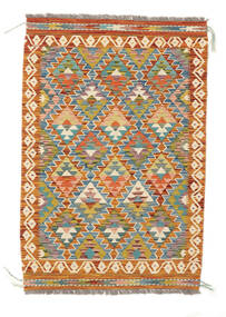  Kilim Afghan Old Style Rug 99X146 Wool Brown/Beige Small Carpetvista
