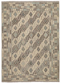 250X338 絨毯 オリエンタル キリム アフガン オールド スタイル 茶色/オレンジ 大きな (ウール, アフガニスタン) Carpetvista