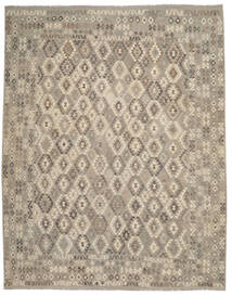  312X392 Grande Kilim Afegão Old Style Tapete Lã, Carpetvista