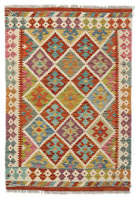  97X144 Small Kilim Afghan Old Style Rug Wool, Carpetvista