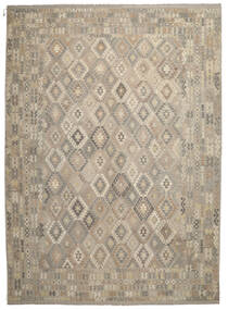  Oriental Kilim Afghan Old Style Rug 356X493 Orange/Brown Large Wool, Afghanistan Carpetvista