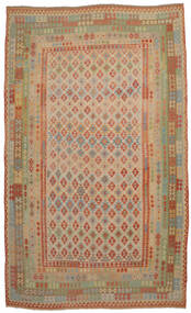  Kilim Afghan Old Style Rug 297X504 Wool Brown/Orange Large Carpetvista