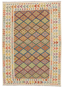  177X248 Kilim Afghan Old Style Rug Wool, Carpetvista
