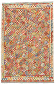 Kilim Afghan Old Style Rug 166X251 Brown/Orange Wool, Afghanistan Carpetvista