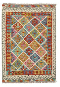 103X145 Tapis Kilim Afghan Old Style D'orient Marron/Beige (Laine, Afghanistan) Carpetvista