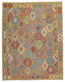 Kilim Afghan Old Style Rug 177X222 Brown/Dark Grey Wool, Afghanistan Carpetvista