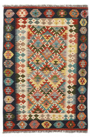  Kilim Afghan Old Style Rug 104X151 Wool Brown/Black Small Carpetvista