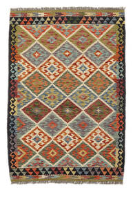 Kilim Afghan Old Style Rug 105X152 Dark Yellow/Brown Wool, Afghanistan Carpetvista