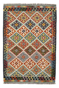  Kilim Afghan Old Style Rug 103X151 Wool Black/Brown Small Carpetvista