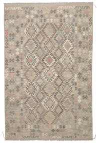  Kilim Afghan Old Style Rug 195X303 Orange/Brown Carpetvista