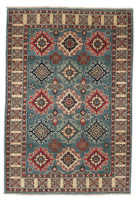 118X173 Medaillon Klein Kazak Fine Teppich Wolle, Carpetvista