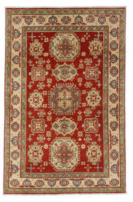  Kazak Fine Rug 120X183 Wool Dark Red/Orange Small Carpetvista