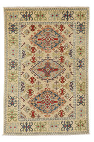 Oriental Kazak Fine Rug 118X177 Orange/Brown Wool, Afghanistan Carpetvista