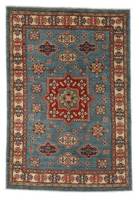  Orientalischer Kazak Fine Teppich 120X177 Schwarz/Braun Wolle, Afghanistan Carpetvista