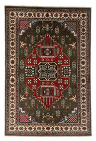  Kazak Fine Matot 122X184 Musta/Ruskea Carpetvista
