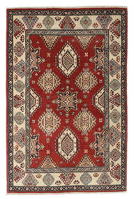 Kazak Fine Teppich 121X183 Braun/Dunkelrot Wolle, Afghanistan Carpetvista