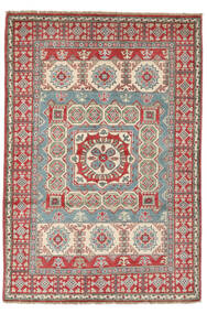  Kazak Fine Matot 126X186 Tummanpunainen/Ruskea Carpetvista