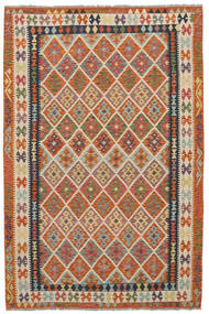  Kilim Afgán Old Style Szőnyeg 204X305 Barna/Bézs Carpetvista