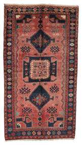  Hamadan Rug 138X247 Persian Wool Dark Red/Black Small Carpetvista