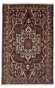 165X250 Bachtiar Teppich Orientalischer Schwarz/Braun (Wolle, Persien/Iran) Carpetvista