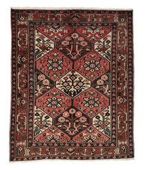 167X204 絨毯 オリエンタル バクティアリ ブラック/ダークレッド (ウール, ペルシャ/イラン) Carpetvista