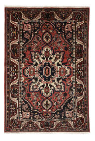 154X220 Alfombra Oriental Bakhtiar Negro/Rojo Oscuro (Lana, Persia/Irán) Carpetvista