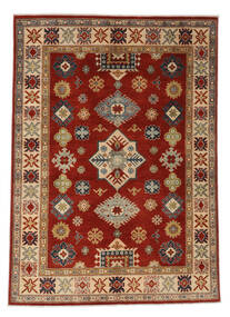  Kazak Fine Matot 144X203 Tummanpunainen/Ruskea Carpetvista
