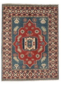 148X198 Kazak Fine Rug Oriental Dark Red/Black (Wool, Afghanistan) Carpetvista