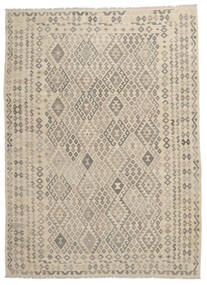 絨毯 オリエンタル キリム アフガン オールド スタイル 250X346 オレンジ/ベージュ 大きな (ウール, アフガニスタン)