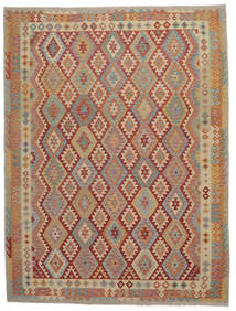 264X346 Kelim Afghan Old Style Matot Matto Itämainen Ruskea/Tummanpunainen Isot (Villa, Afganistan) Carpetvista