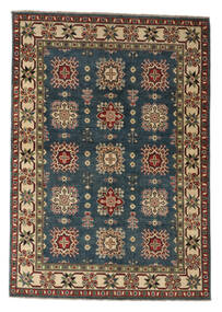 152X216 Kazak Fine Rug Oriental Black/Brown (Wool, Afghanistan) Carpetvista