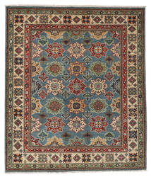  Orientalsk Kazak Fine Teppe 164X190 Svart/Mørk Gul Ull, Afghanistan Carpetvista