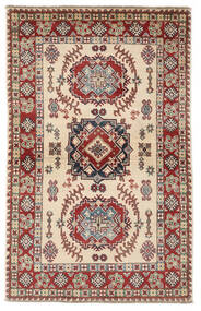 99X162 Tapete Kazak Fine Oriental Vermelho Escuro/Bege (Lã, Afeganistão) Carpetvista