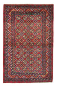  101X161 Kazak Fine Rug Dark Red/Black Afghanistan Carpetvista