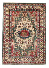 Kazak Fine Rug 99X149 Brown/Black Wool, Afghanistan Carpetvista