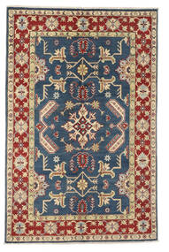  Oriental Kazak Fine Rug 120X186 Dark Red/Black Wool, Afghanistan Carpetvista